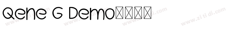 Qene G Demo字体转换